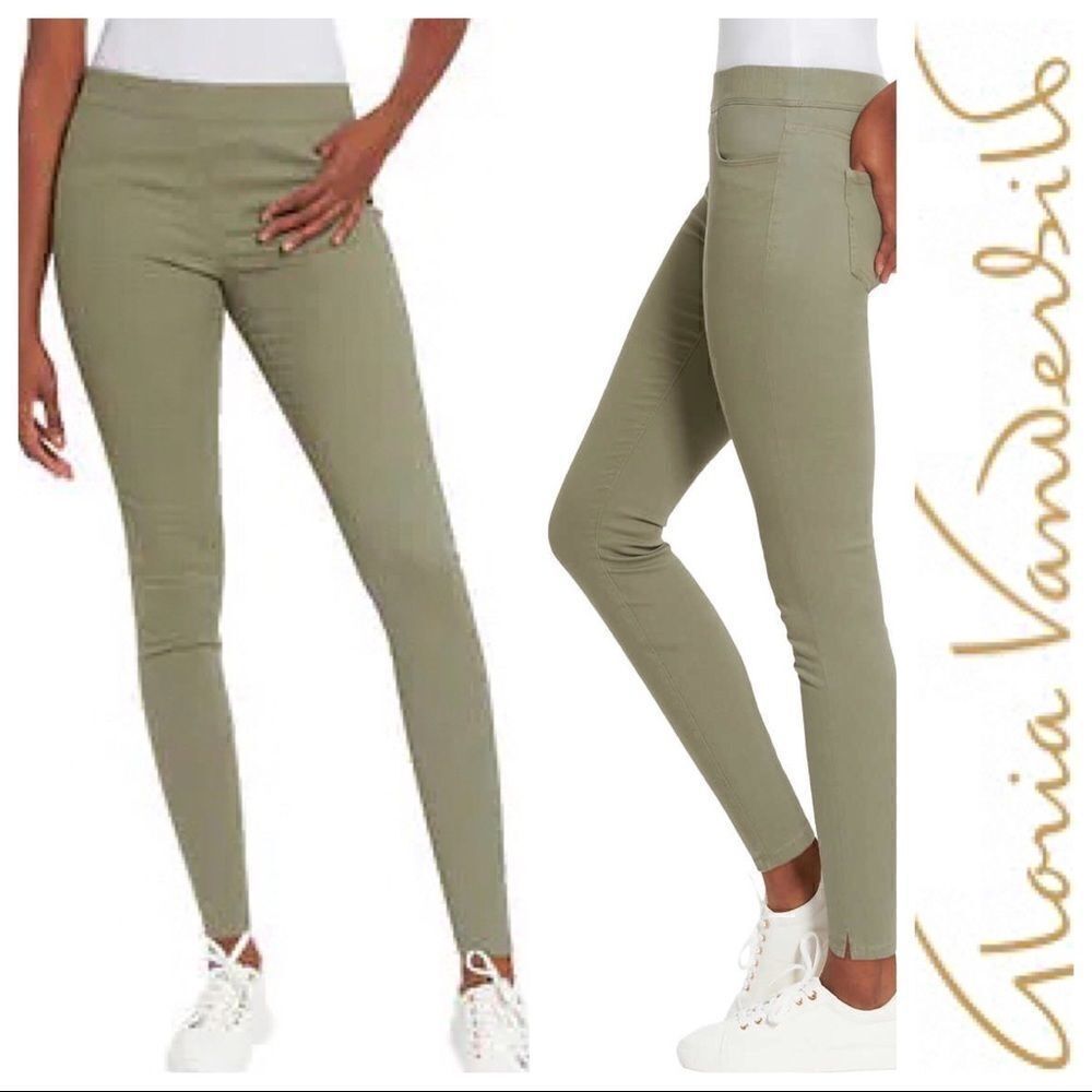 GLORIA VANDERBILT Ladies All-Around Slimming Effect Pull On FittedLeg Crop Pants